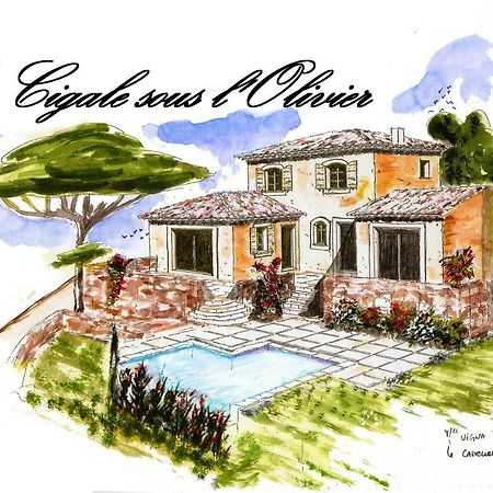 Bed and Breakfast La Cigale Sous L'Olivier Le Castellet  Exterior foto